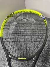 Head Tour Pro 4 3/8-3 Grip Damp Plus Tennis Racket Black/Green