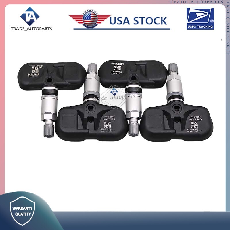 (4) TPMS For 20082012 Honda Accord TIRE PRESSURE MONITORING SENSOR 2