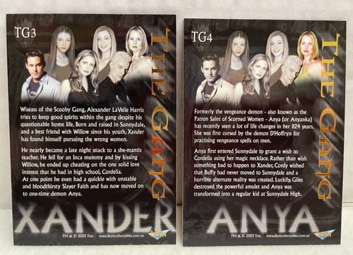 Buffy the Vampire Slayer The Story Continues Trading Cards & Chase Ikon 2003 - Picture 6 of 14