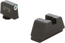 Optic Compatible XL Tall Green Tritium Front - 0.315" Rear - 0.394" Square Notch