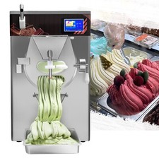 Wixkix 13Gal/H Italian Ice Machine Countertop Gelato Batch Freezer Dessert Shop