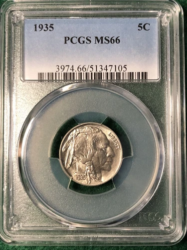 1935 Buffalo Nickel MS-66 PCGS