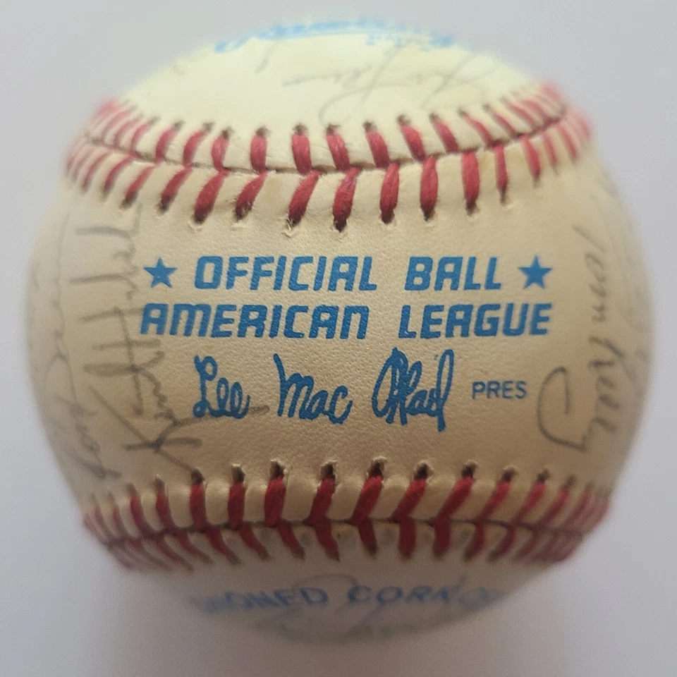 28x 签名签名签名 1983 年明尼苏达双城队棒球 Hrbek Gaetti Viola Kelly — 第 2/4 张图片