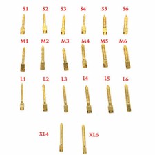 30pcs Dental endodontic material bulk sale pure 24K Gold SCREW POST 20 sizes