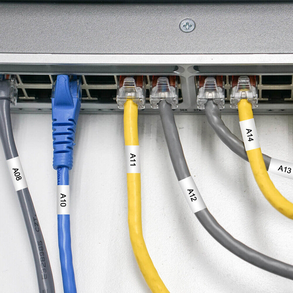 6/9/12/19/24CM Heat Shrink Tube Wire Cable Label Tape for Dymo Rhino