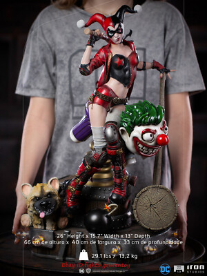 Iron Studios Harley Quinn 1/3 Scale Resin Statue 26'' High Model 3