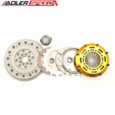 ADLERSPEED TWIN DISC CLUTCH KIT FOR SR20DET SILVIA 240SX 200SX S13 S14 Medium WT
