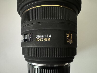 Sigma EX 50mm f/1.4 HSM EX DG Lens