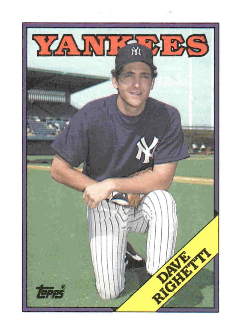 1988 Topps #790 Dave Righetti