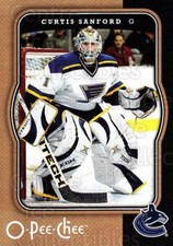 2007-08 O-Pee-Chee #479 Curtis Sanford