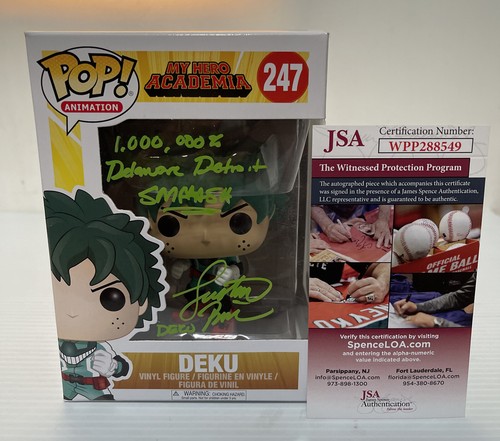 Justin Briner Signed Autographed DEKU Funko Pop MY HERO ACADEMIA JSA COA 27 Justin Briner Signed Autographed DEKU Funko Pop MY HERO ACADEMIA JSA COA 27 | Funko Pop | 2 Justin Briner Signed Autographed DEKU Funko Pop MY HERO ACADEMIA JSA COA 27 | Funko Pop