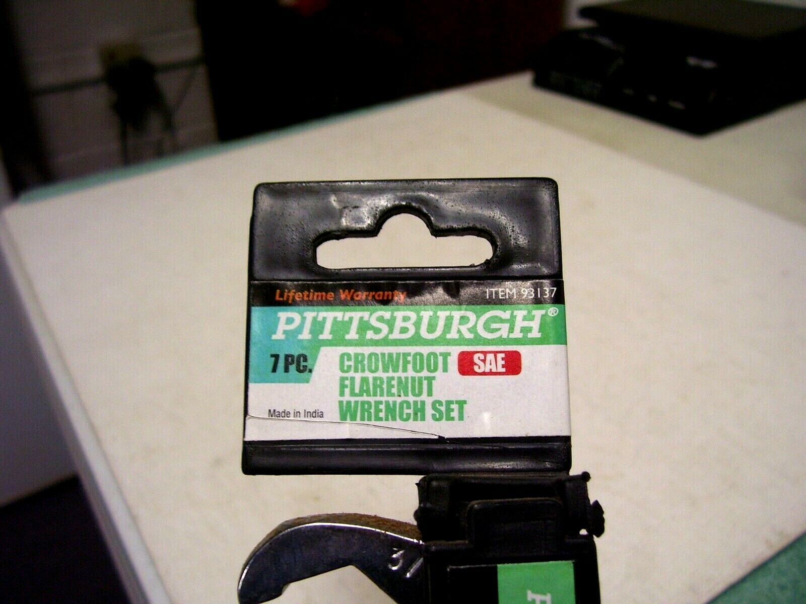 Harbor Freight Pittsburgh Crowfoot Wrench Set 7Pc SAE 3/8"3/4" Item