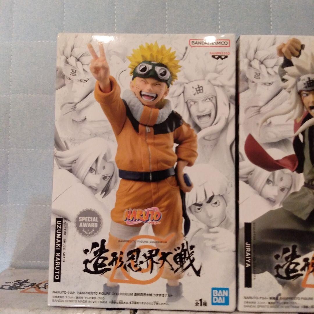 NARUTO BANPRESTO FIGURE COLOSSEUM Jiraiya Tsunade Kakashi Naruto