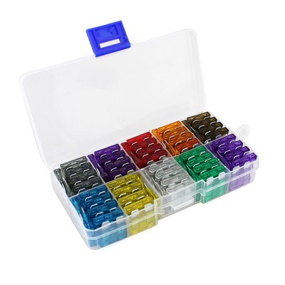 100pcs Sortiment Auto Standard  Sicherungen 2A 3A 5A 7.5A 10A 15A 20A I0P7