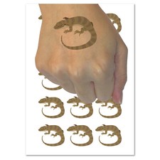 Lizard Solid Temporary Tattoo Water Resistant Fake Body Art Set