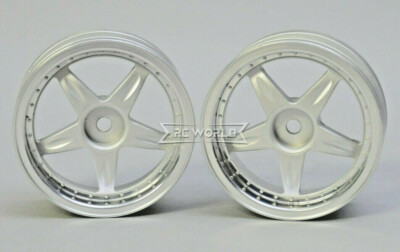 Kawada 1/10 Car Wheels 5 STAR PLATED Narrow SET (2PCS) 26mm #TU35P
