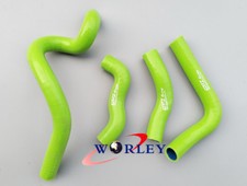 Silicone Rdiator coolant Hose For Kawasaki KLX650 KLX 650 1993-1996 94 95 green