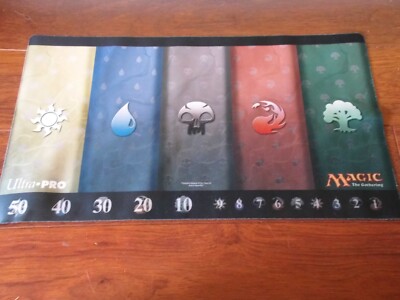 x1 Ultra Pro 82560 Mana Playmat All Five Colors 5 MTG Magic TexasNerdGames