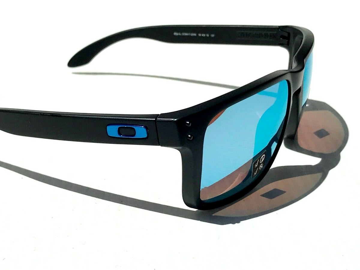 Oakley HOLBROOK XL Matte Black PRIZM POLARIZED Deep Water Blue
