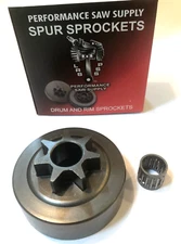 1 NEW 404" DRIVE SPROCKET SPUR PROFESSIONAL FITS STIHL 07 CHAINSAWS FREE BEARING
