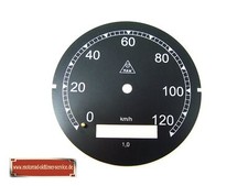 Tachoziffernblatt "MAW"* Aluminium 0 - 120 km/h BMW R12, R71, R35, R25