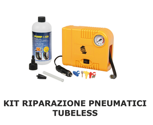 KIT GONFIA E RIPARA PNEUMATICI TUBELESS | Grosso Vacanze