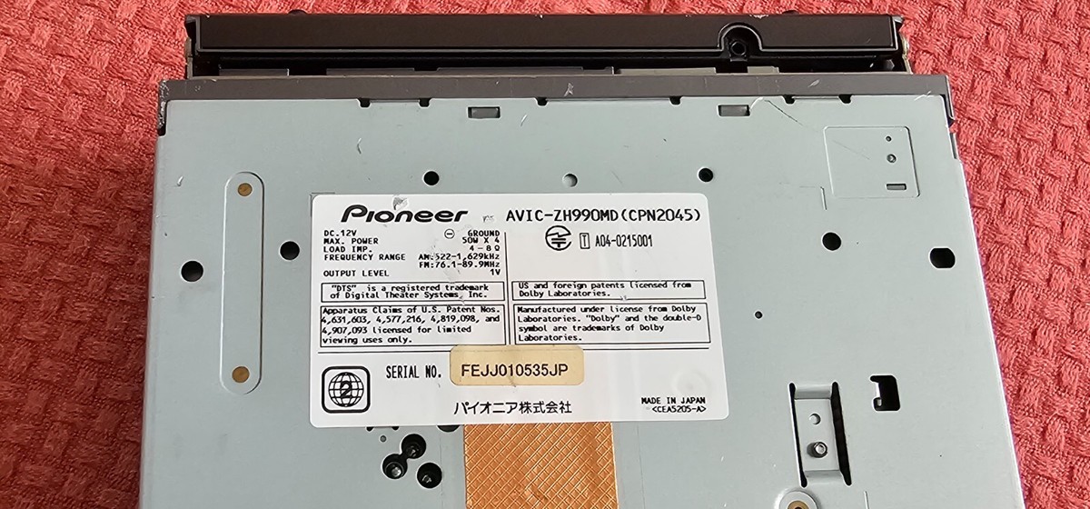 Pioneer AVIC-ZH990MD | eBay