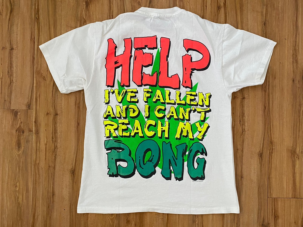 Vintage 1993 Tricky Dick's Tokin' Team White T-Shirt Size Large