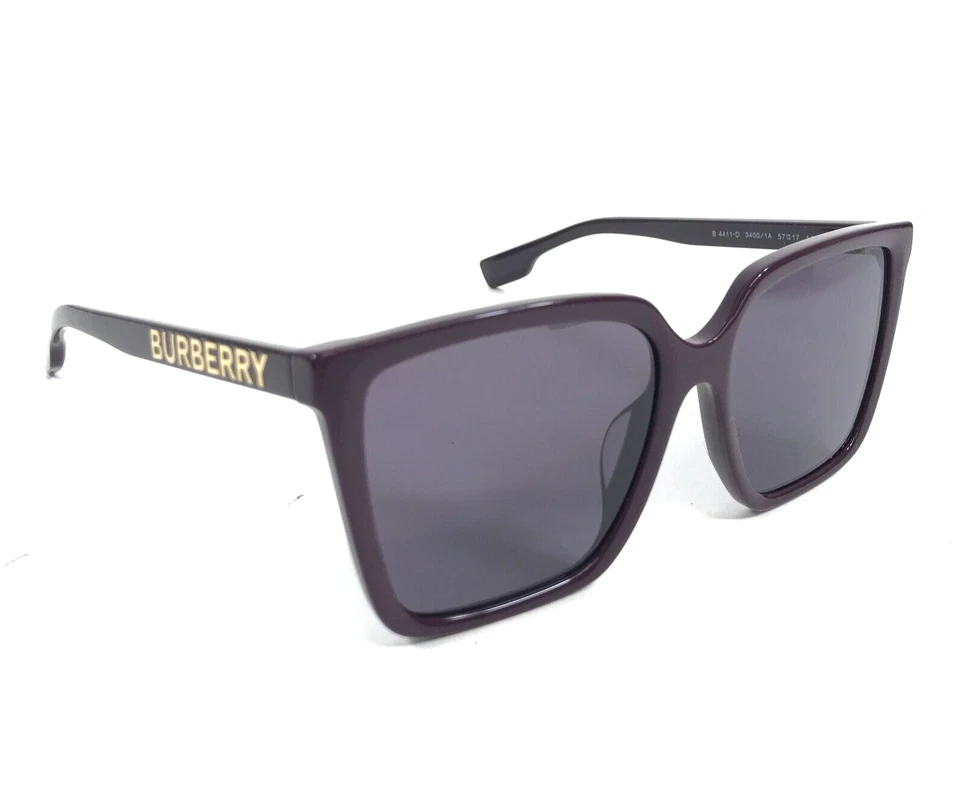 Gafas de sol Burberry B4411-D 3400/1A marco mariposa violeta lentes púrpura claro Foto 3 de 4