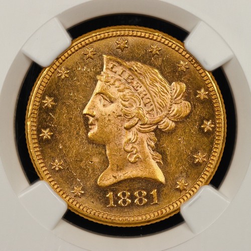 1881 $10 Gold NGC MS61PL Prooflike - Picture 3 of 4