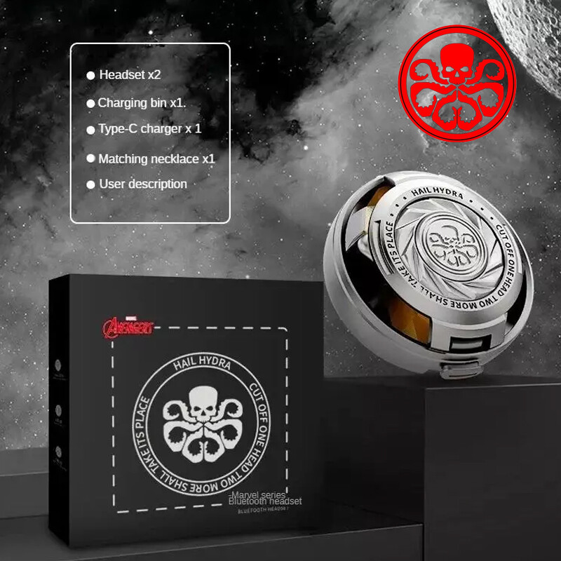 2024 New Marvel HYDRA Wireless Bluetooth Headset Noise Reduction Earphones