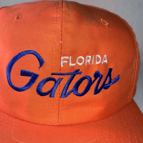 Cappello Berretto Snapback Vintage Anni 90 Sports Specialties UF Florida Gators Arancione Raro - Foto 6 di 14