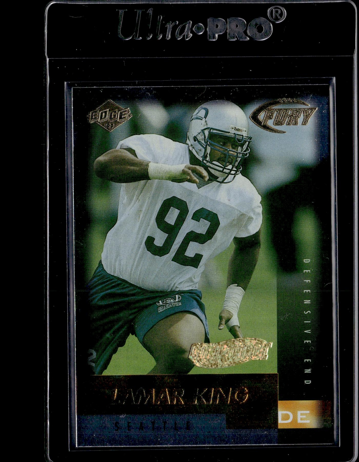 1999 Collector's Edge Fury Gold Ingot #179 Lamar King