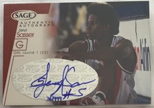 Jeryl Sasser SMU Basketball Autograph Sage Rookie Card Auto Orlando Magic /999. rookie card picture