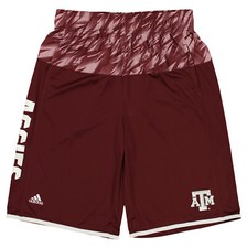 Adidas NCAA Youth Texas A M Aggies Amped Up Player Basketball Shorts