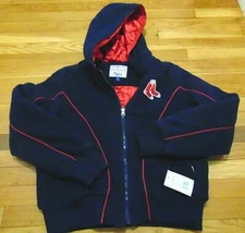 NEW G-III BY CARL BANKS MLB MLB BOSTON RED SOX HOODED JACKET SIZE YOUTH L