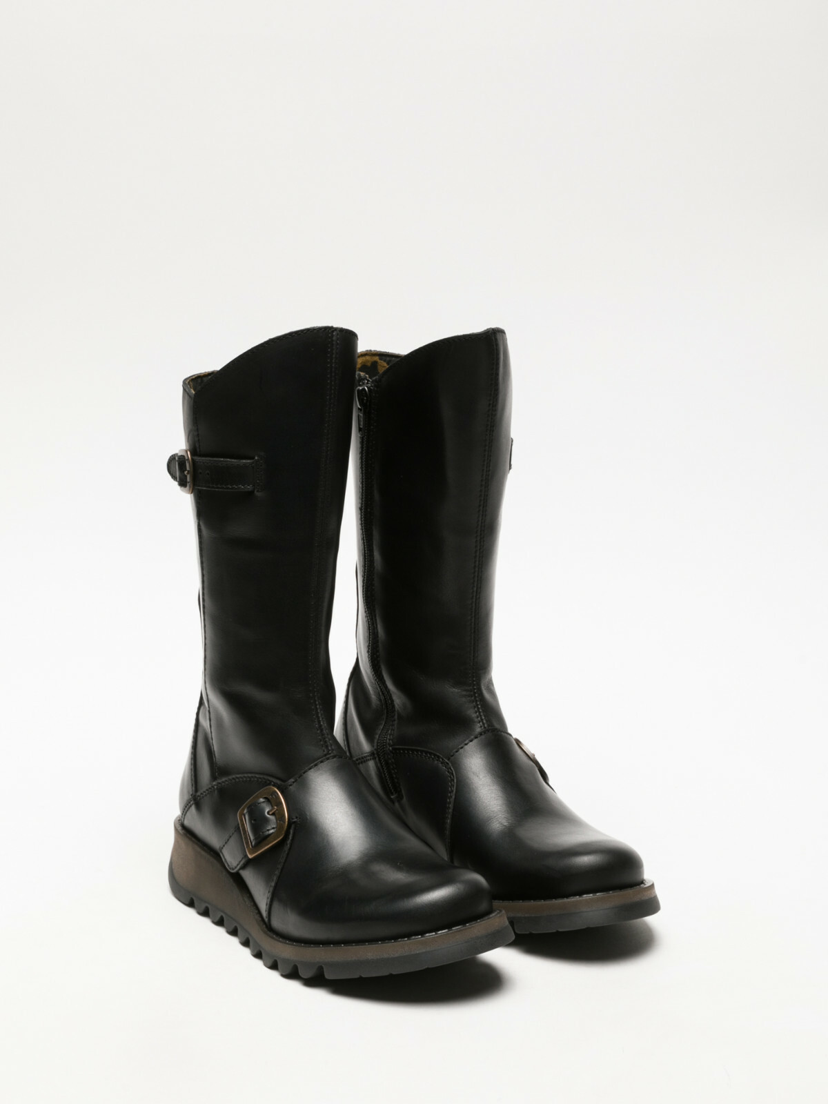 Fly London Mes 2 Womens Black Leather Boots EU41