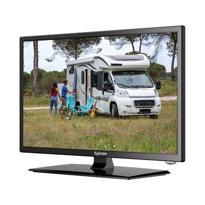 SYLVOX 27'' DC 12V RV Smart TV  Android TV with DVD Combo For Car Campervan 1080P