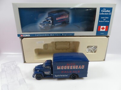 1:50 Corgi Canadian Collection limitiert Diamond T620 Box Van Moosehead #5178