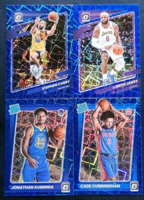 2021-22 Optic Basketball BLUE VELOCITY PRIZMS You Pick - 2 Card Minimum