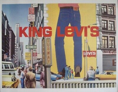 LEVI'S JEANS KING LEVI's 1971 French origina advertising LEVI'S JEANS KING LEVI's 1971 French origina advertising