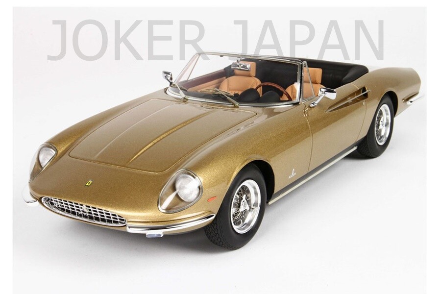 BBR 1/18 Ferrari 365 California S/N 9631 Metallic Gold JDM | eBay