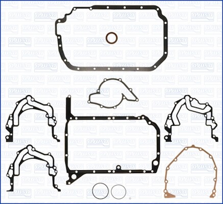 AJUSA 54128900 Gasket Set, crank case for AUDI,SKODA,VW