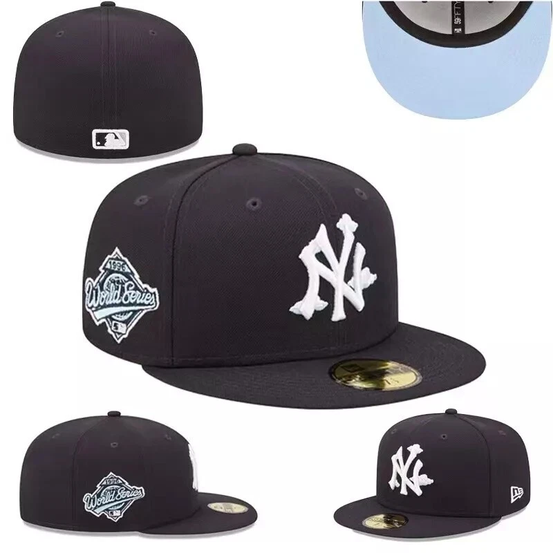 Para Hombres New York Yankees Era Sombrero Informal Gorra de Béisbol Sombreros para el Sol 59FIFTY Sombrero Ajustado Foto 4 de 4
