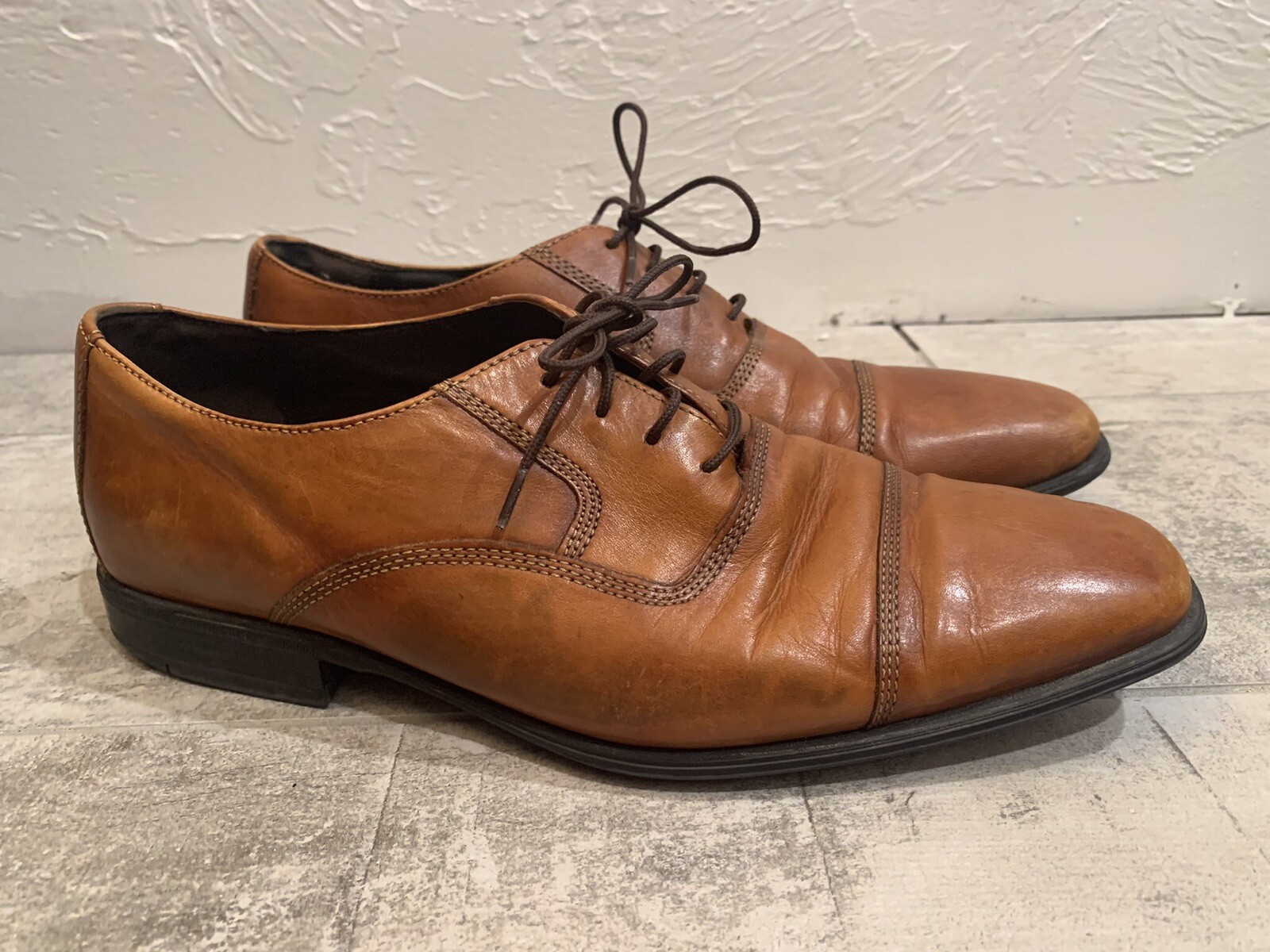 SAOLA Scarpe Oxford Cole Haan Air Jefferson punta a cappuccio C10024 da uomo taglia 8