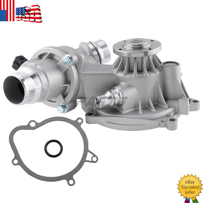Water Pump Kit For 2004-06 BMW X5 545i 645Ci 745Li 745i with Thermostat Housing
