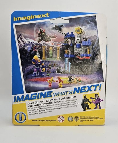 2019 Imaginext DC Super Friends: Batman & Huntress nuovo con scatola - Foto 3 di 8