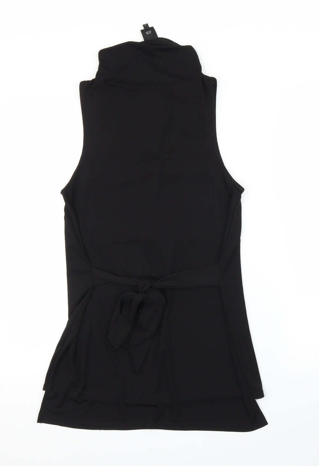 River Island Womens Black Polyester Tunic Blouse Size 8 Cowl Neck eBay