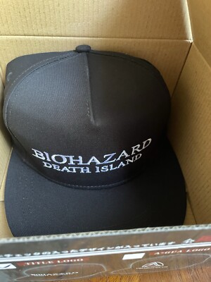 Resident Evil BIO HAZARD Death Island Hat Baseball Cap Official Resident Evil BIO HAZARD Death Island Hat Baseball Cap Official