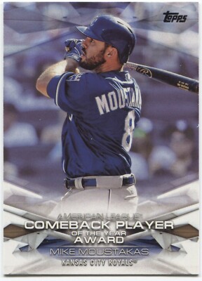 2018 Topps Series 1 MIKE MOUSTAKAS  MLB AWARDS - KANSAS CITY ROYALS - #MLBA-6